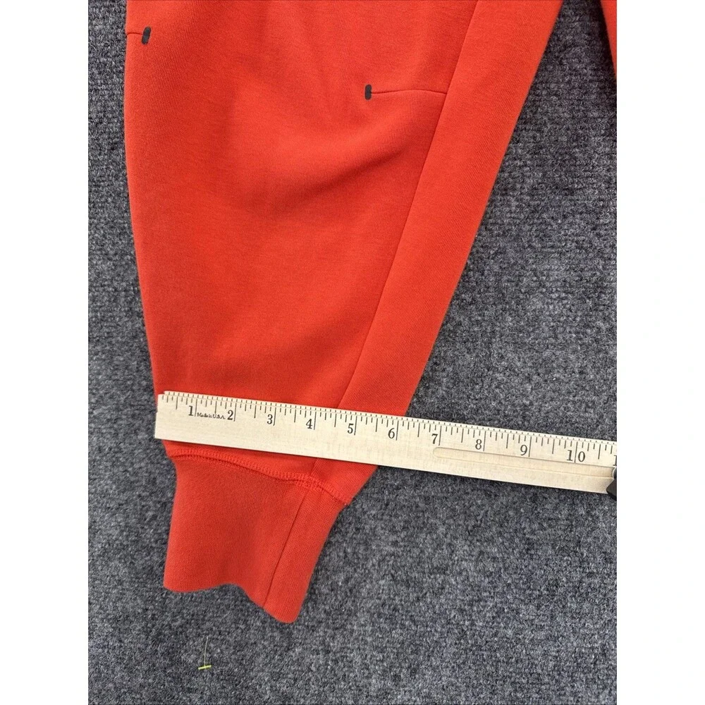Nike Tech Fleece Joggers Women’s L Chile Red Black CW4293-673 Zip Pocket